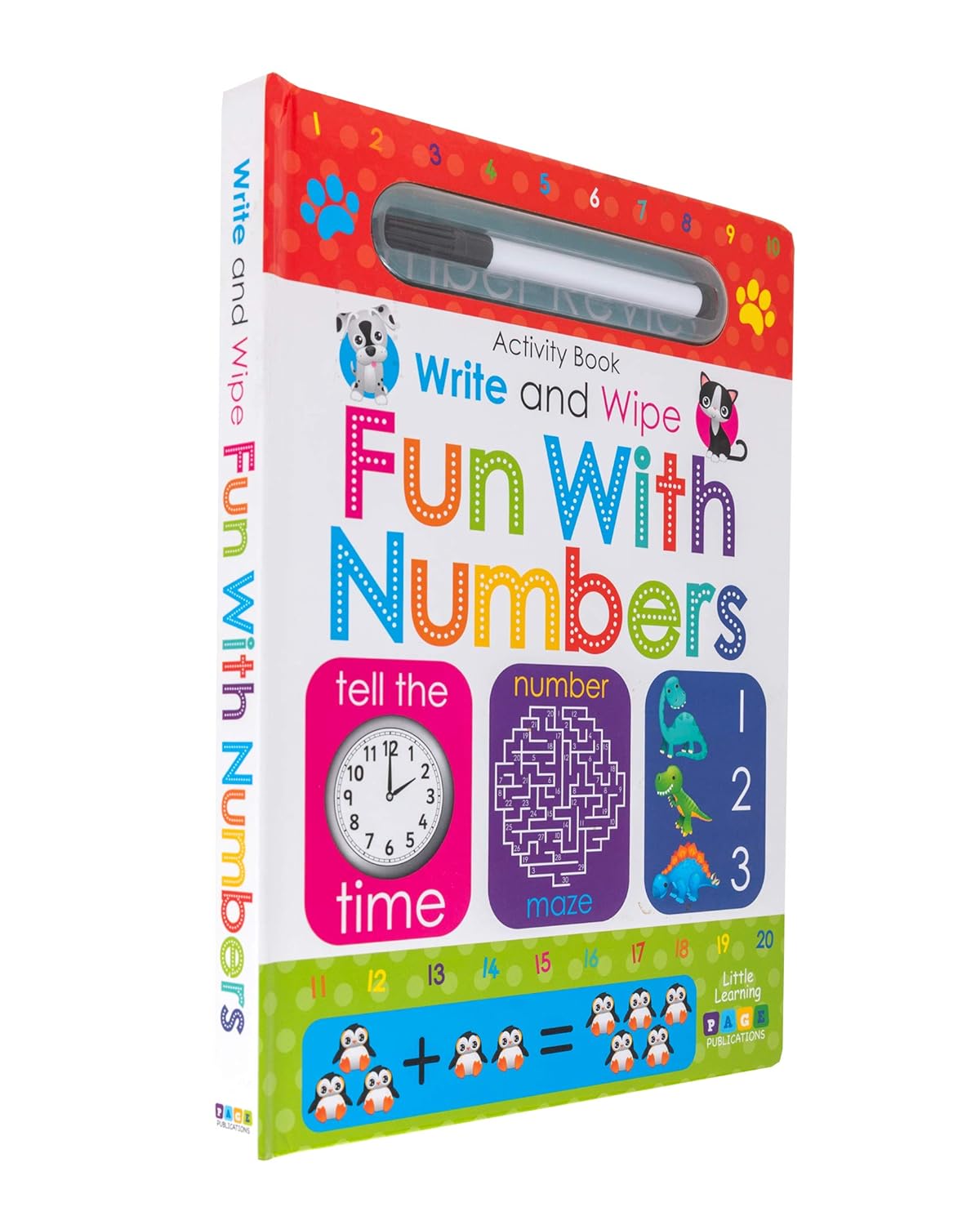 Little Learning: Write and Wipe Fun W/ Numbers