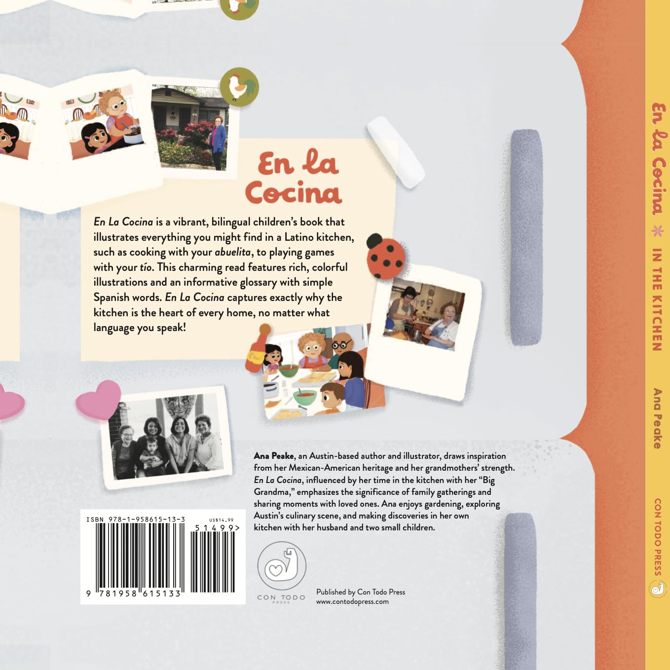 In the Kitchen, En La Cocina :A Bilingual Journey through Flavor, Family and Tradition