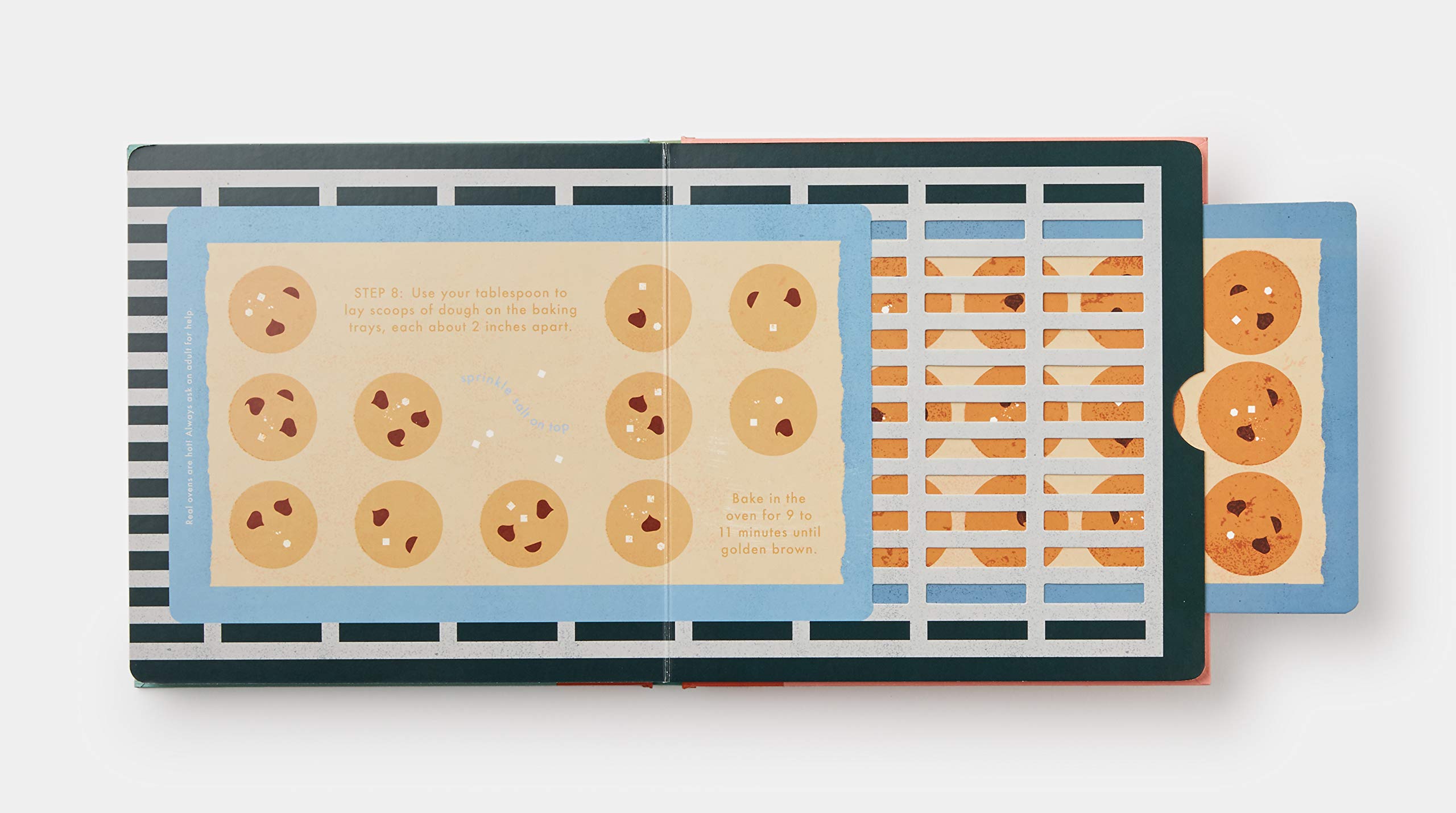 Cookies!: An Interactive Recipe Book (Cook In A Book) Board book
