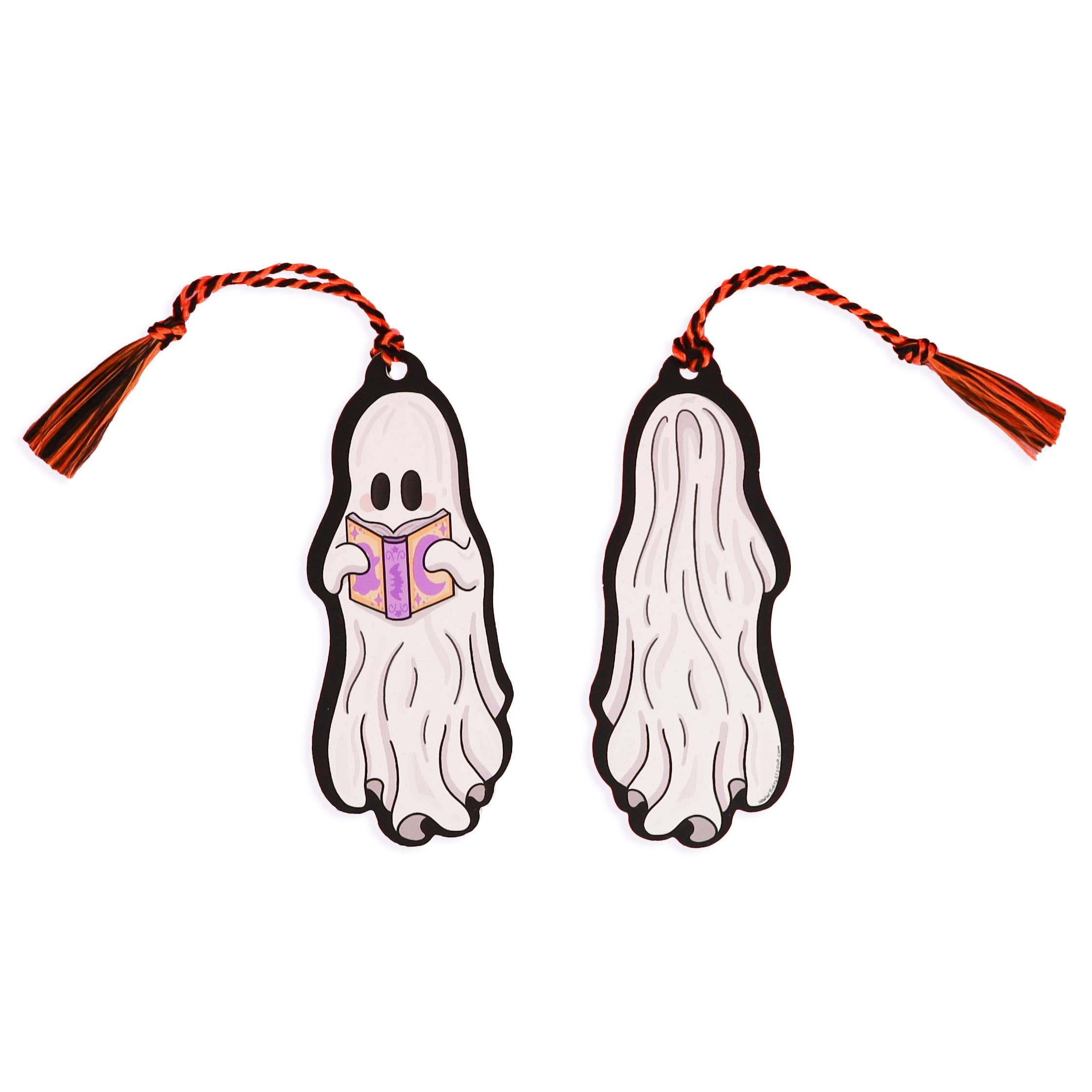 Reading Ghost Bookmark with Tassel