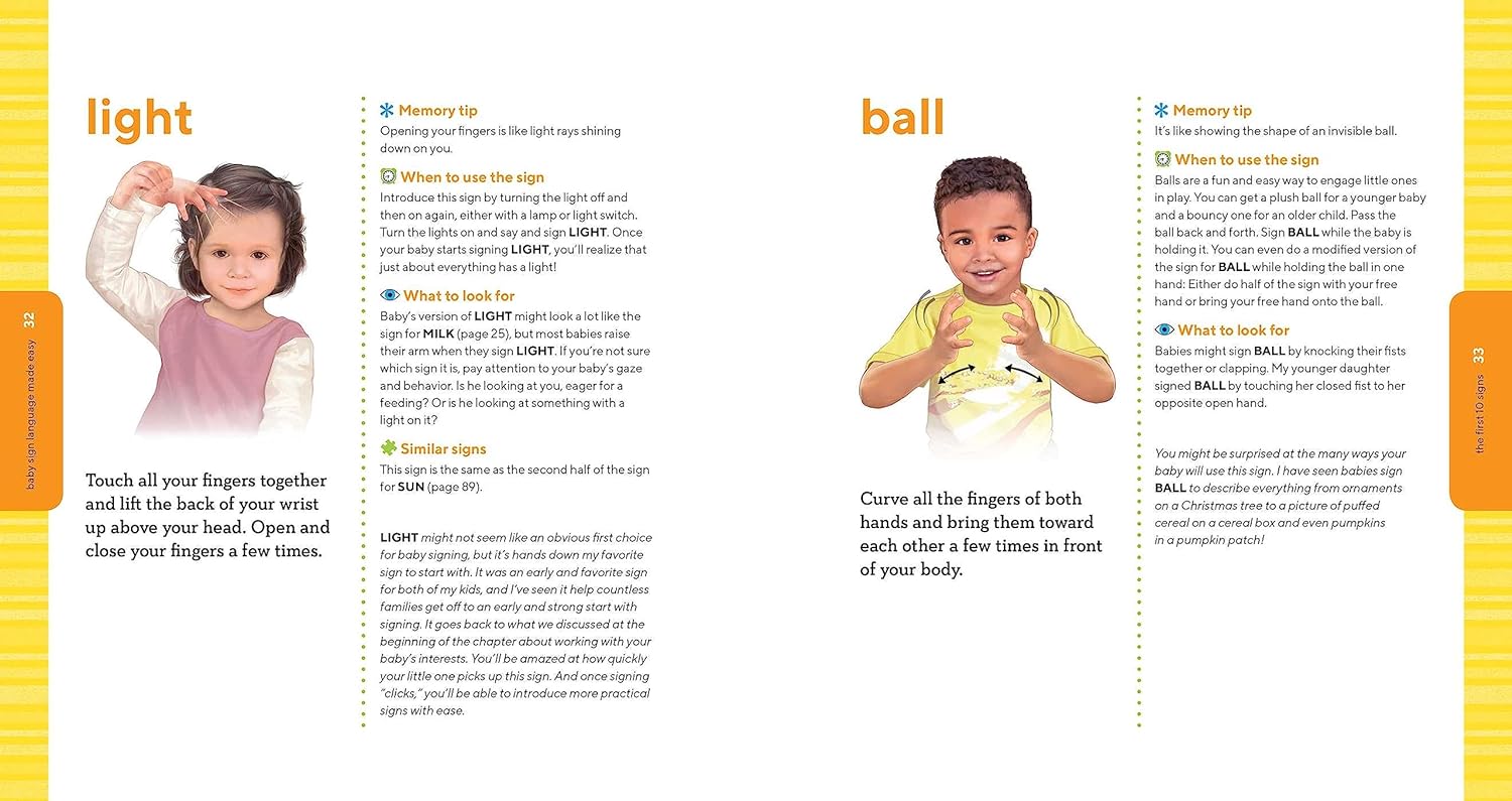 Baby Sign Language Made Easy: 101 Signs to Start Communicating with Your Child Now (Baby Sign Language Guides) Paperback