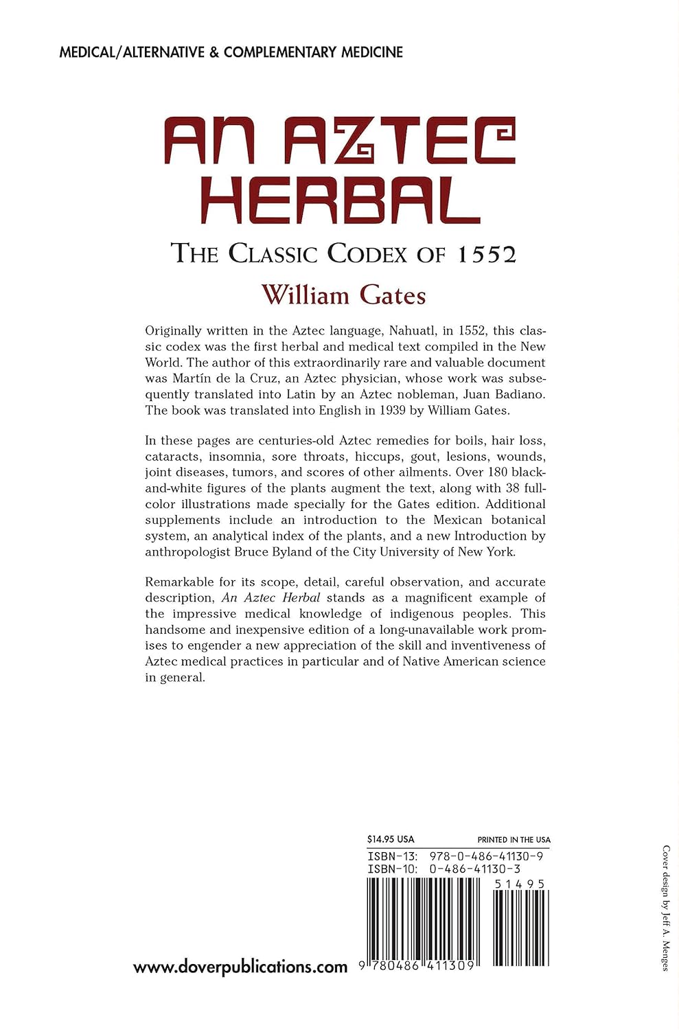 An Aztec Herbal: The Classic Codex of 1552