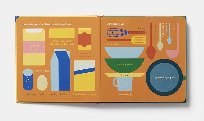 Pancakes!: An Interactive Recipe Book (Cook In A Book) Board book