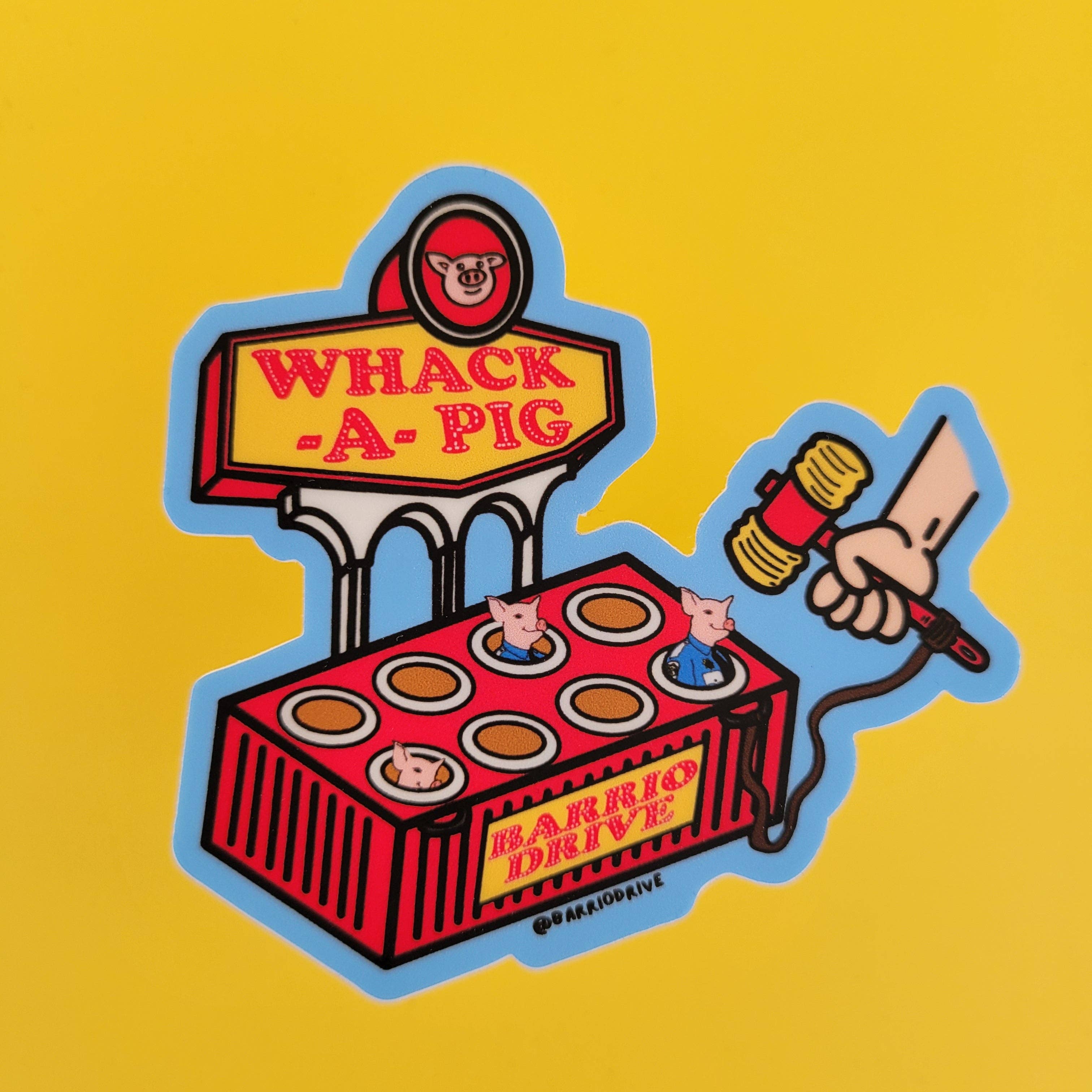 Whack A Pig Sticker