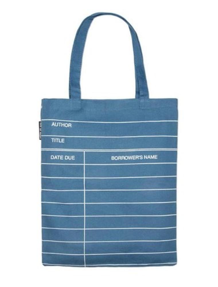 Library Card (Denim) Tote Bag