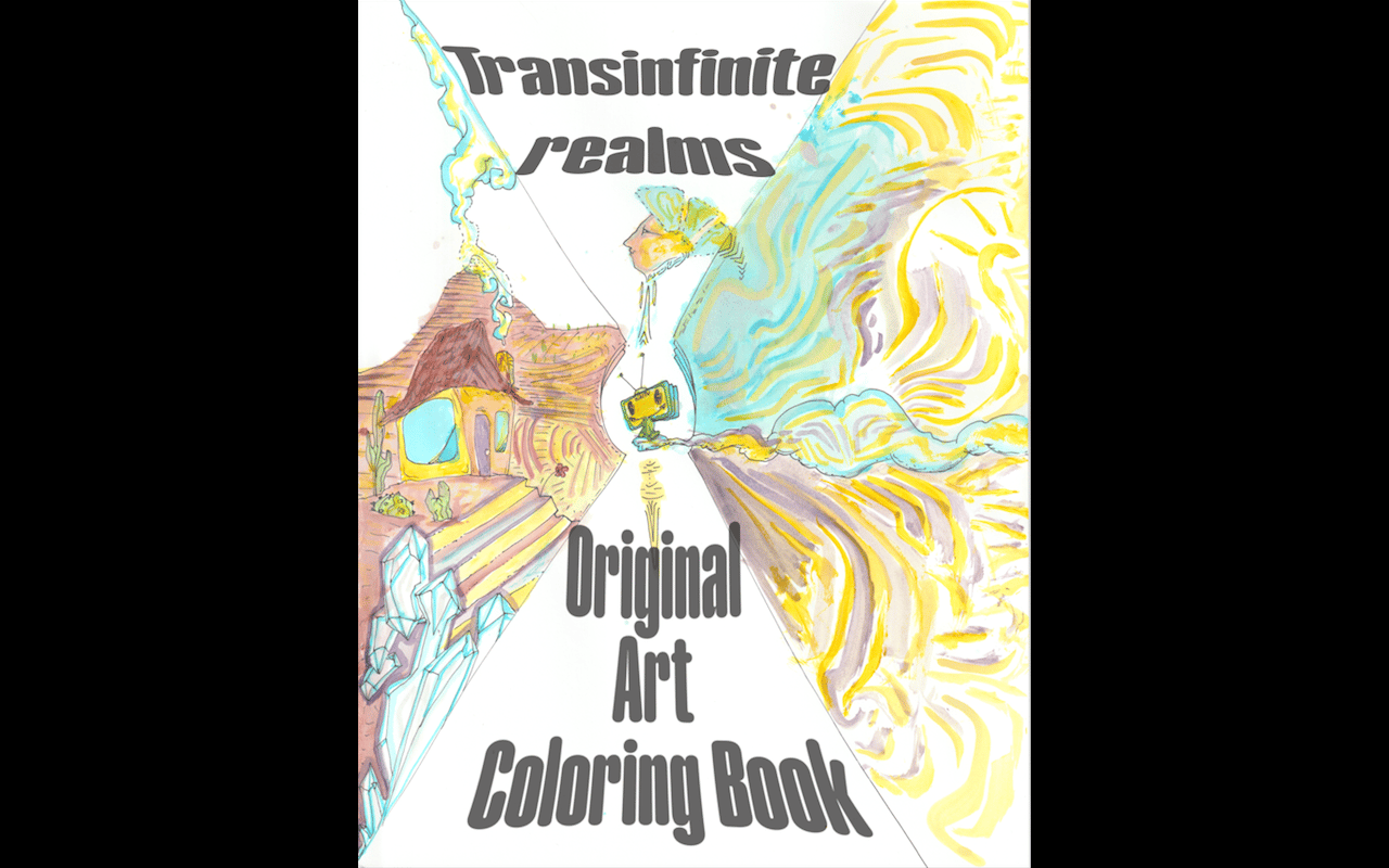Transinfinite Realms Coloring Book