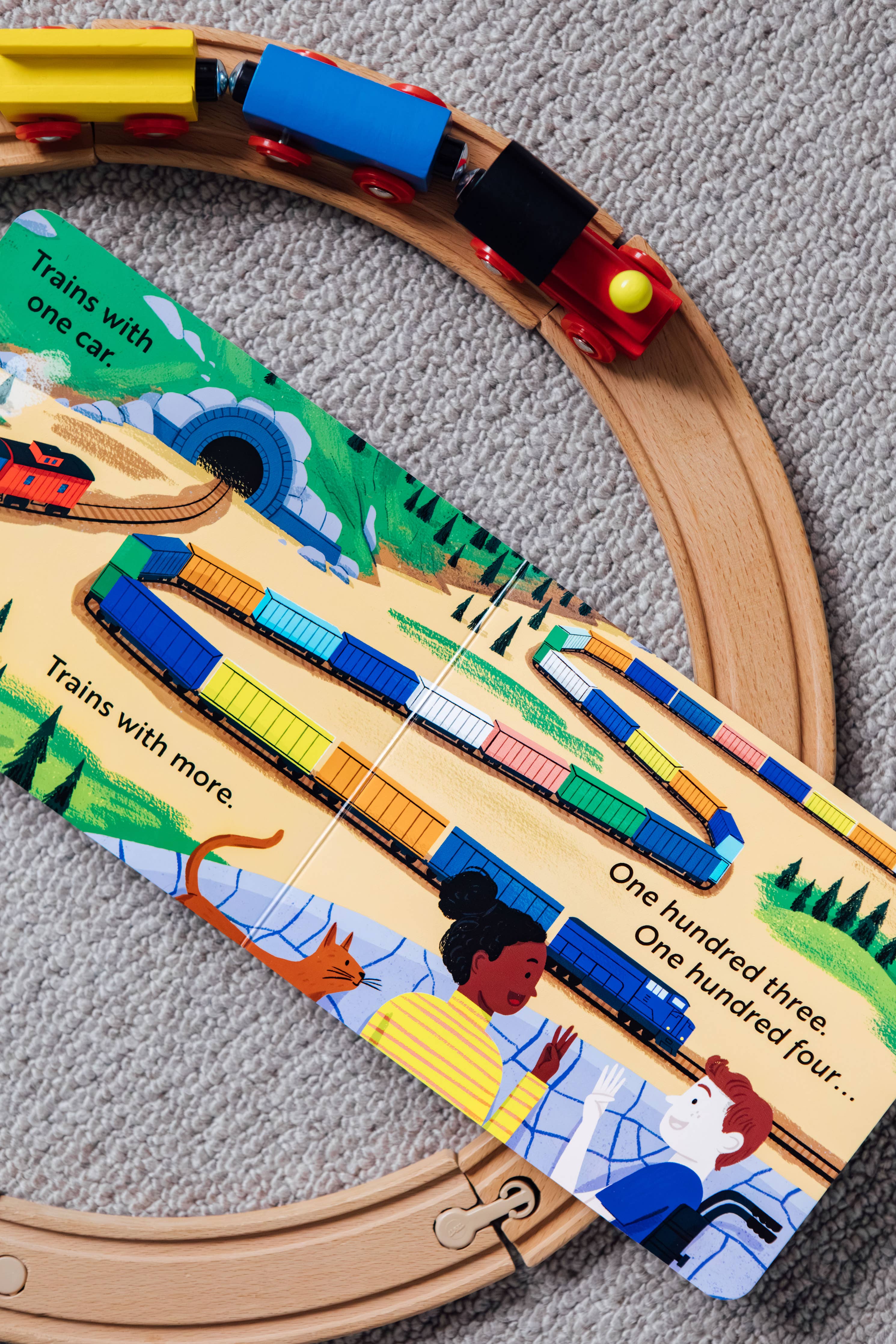 Go, Trains, Go! A Transportation Board Book for Toddlers