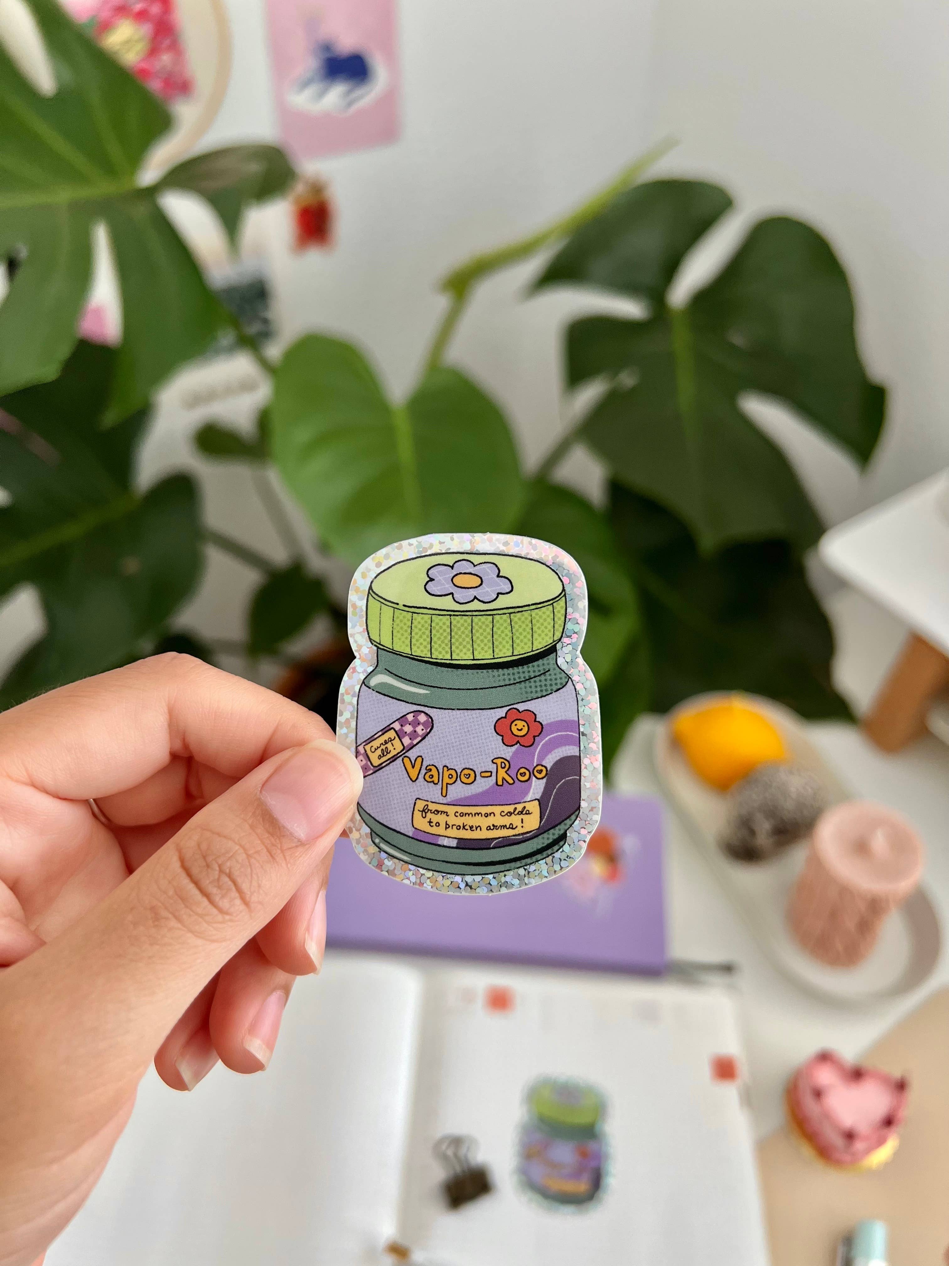 Glitter VaporRub Sticker