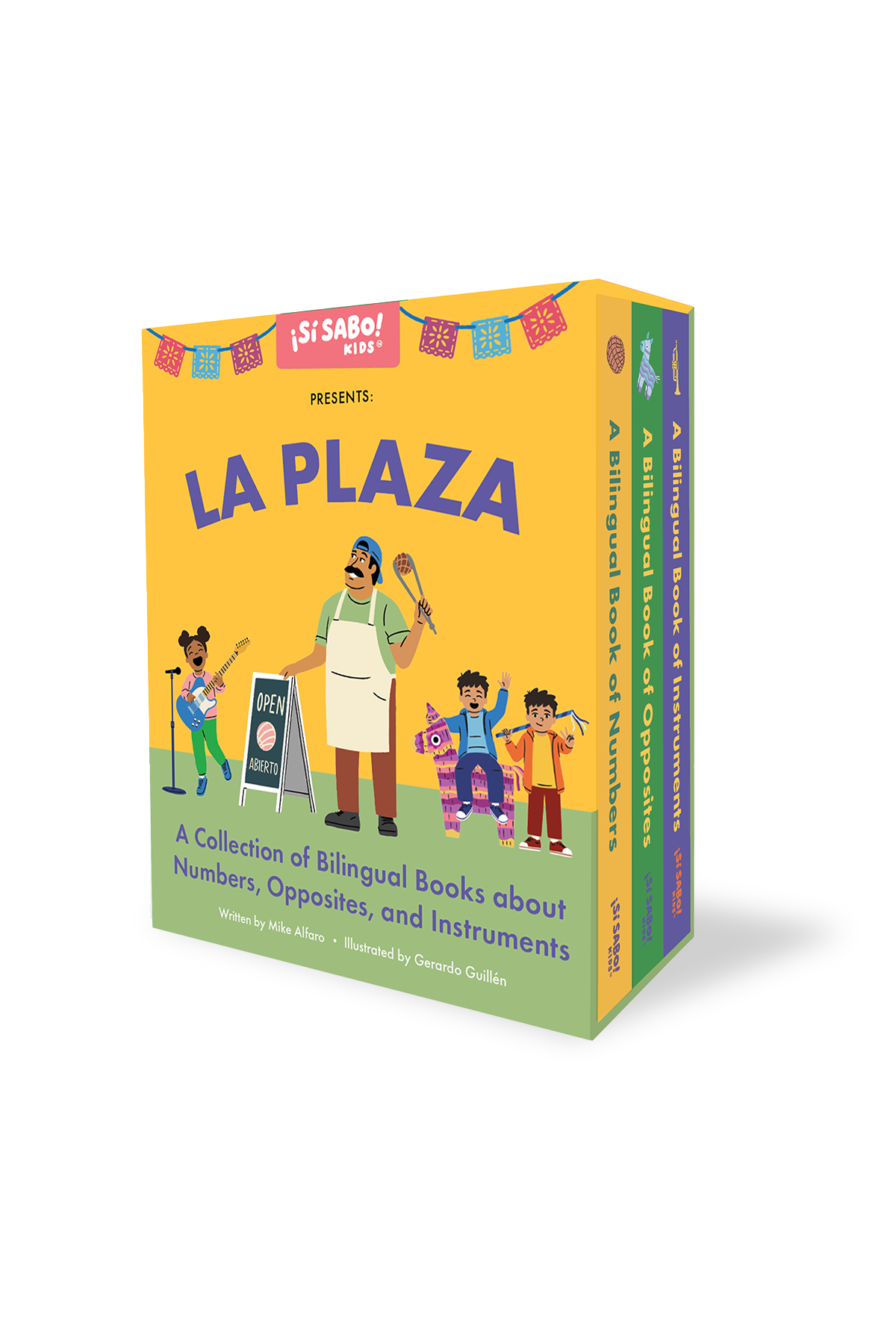 La Plaza (Sí Sabo Kids): A Collection of Bilingual Books