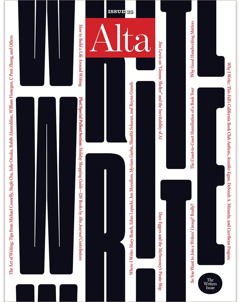 Alta Journal Issue 25: The Writers Issue