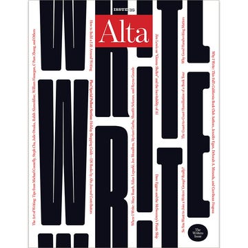 Alta Journal Issue 25: The Writers Issue