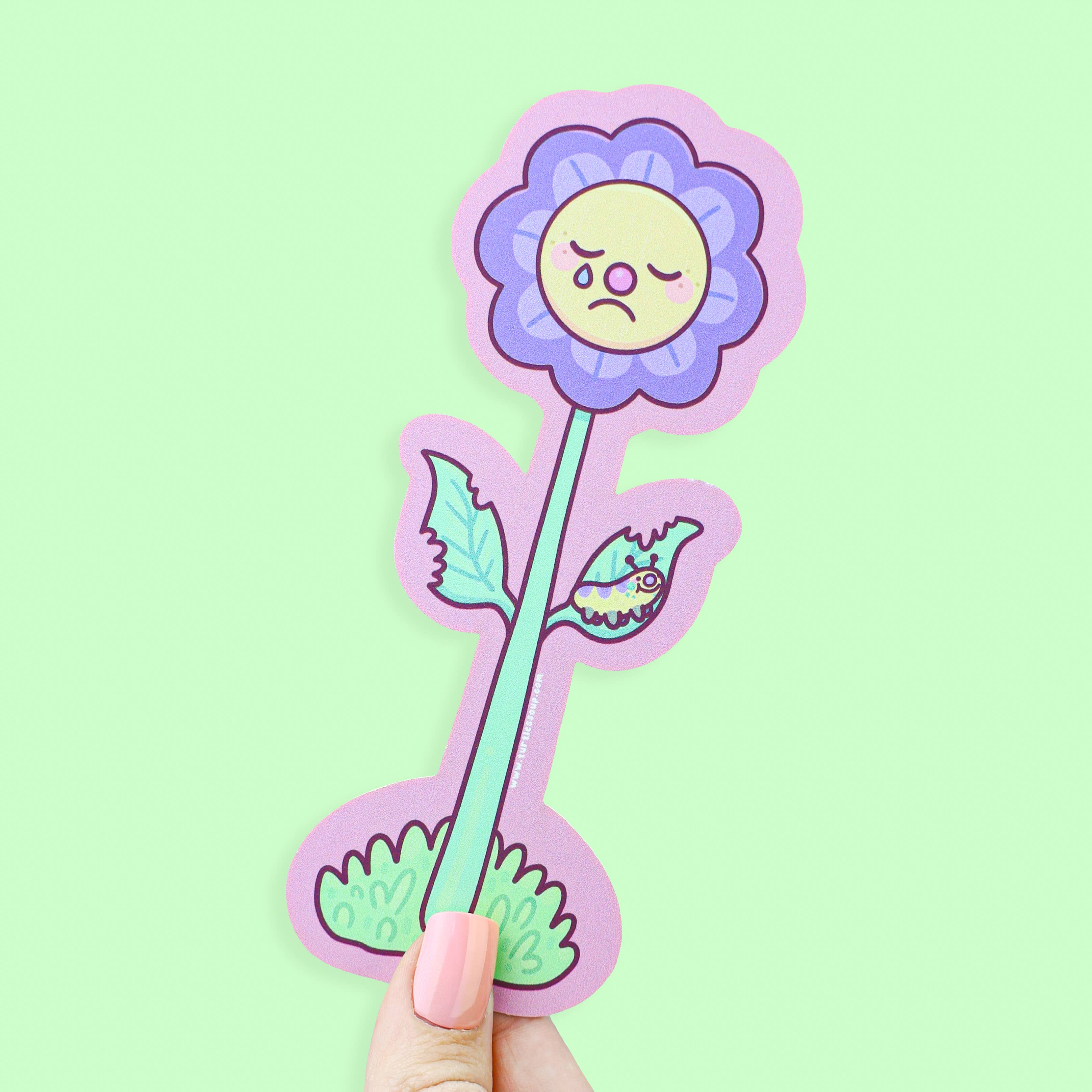 Happy and Sad Flower | Spring | Cute | Garden | Bookmark
