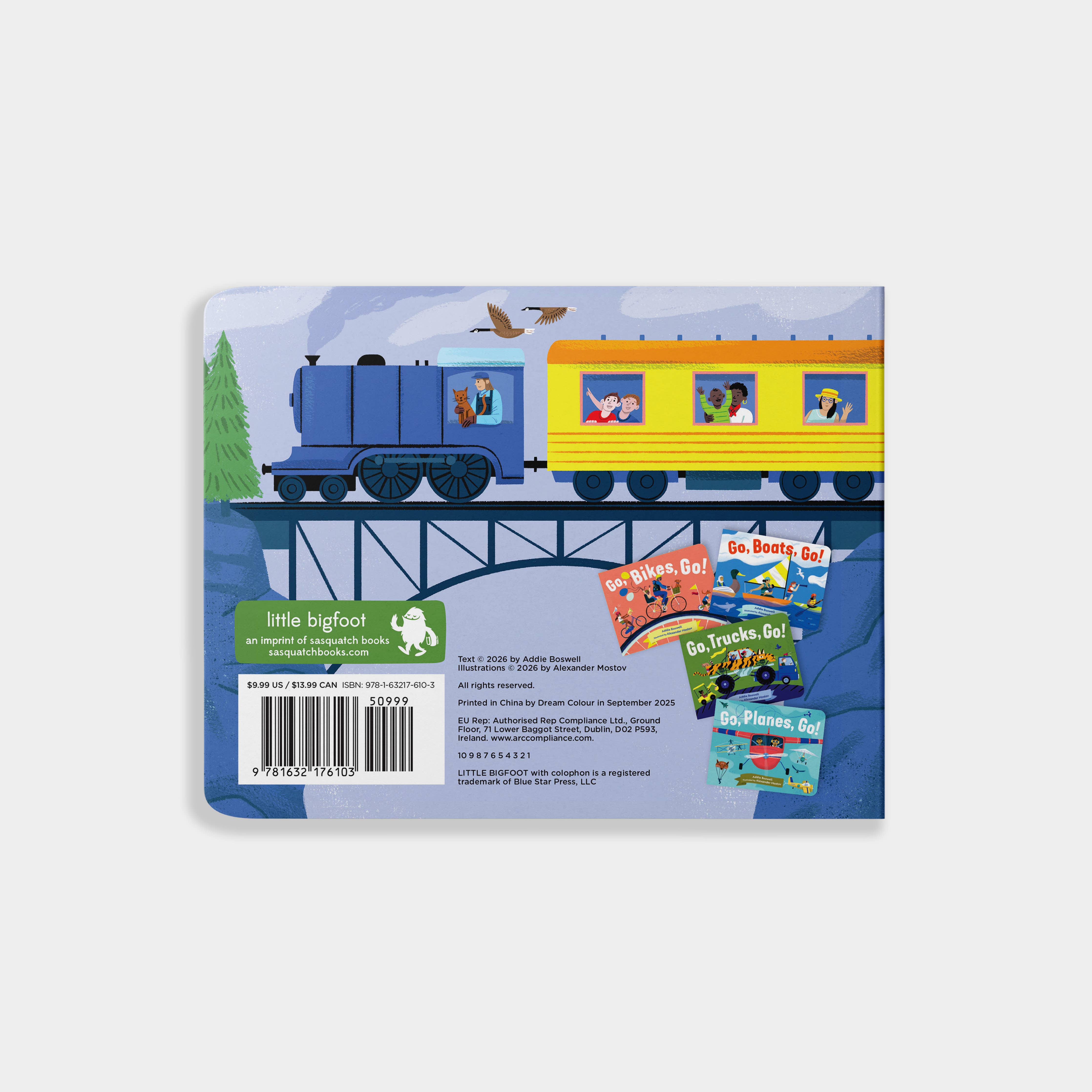 Go, Trains, Go! A Transportation Board Book for Toddlers