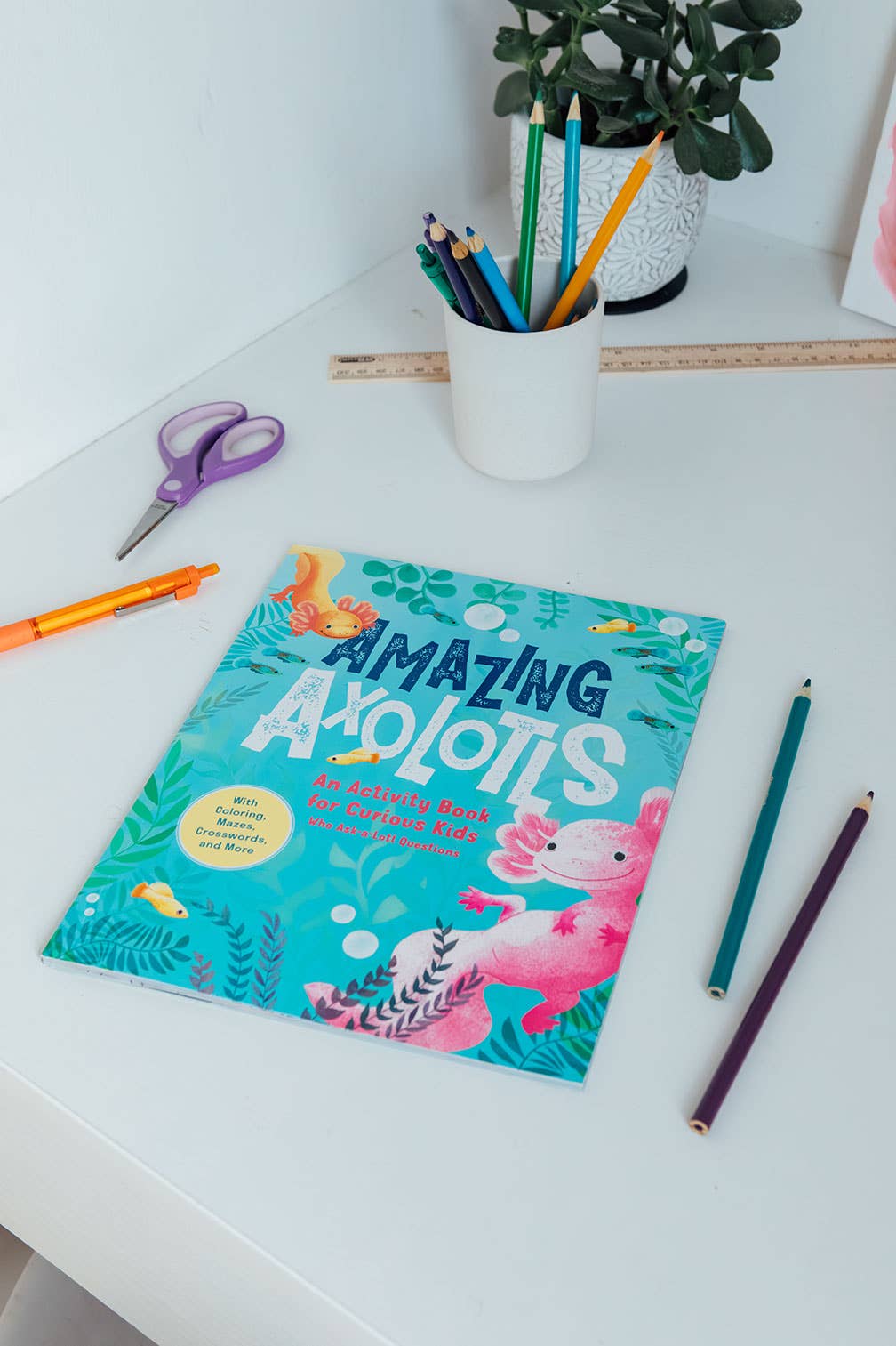 Amazing Axolotls: An Activity Book for Kids