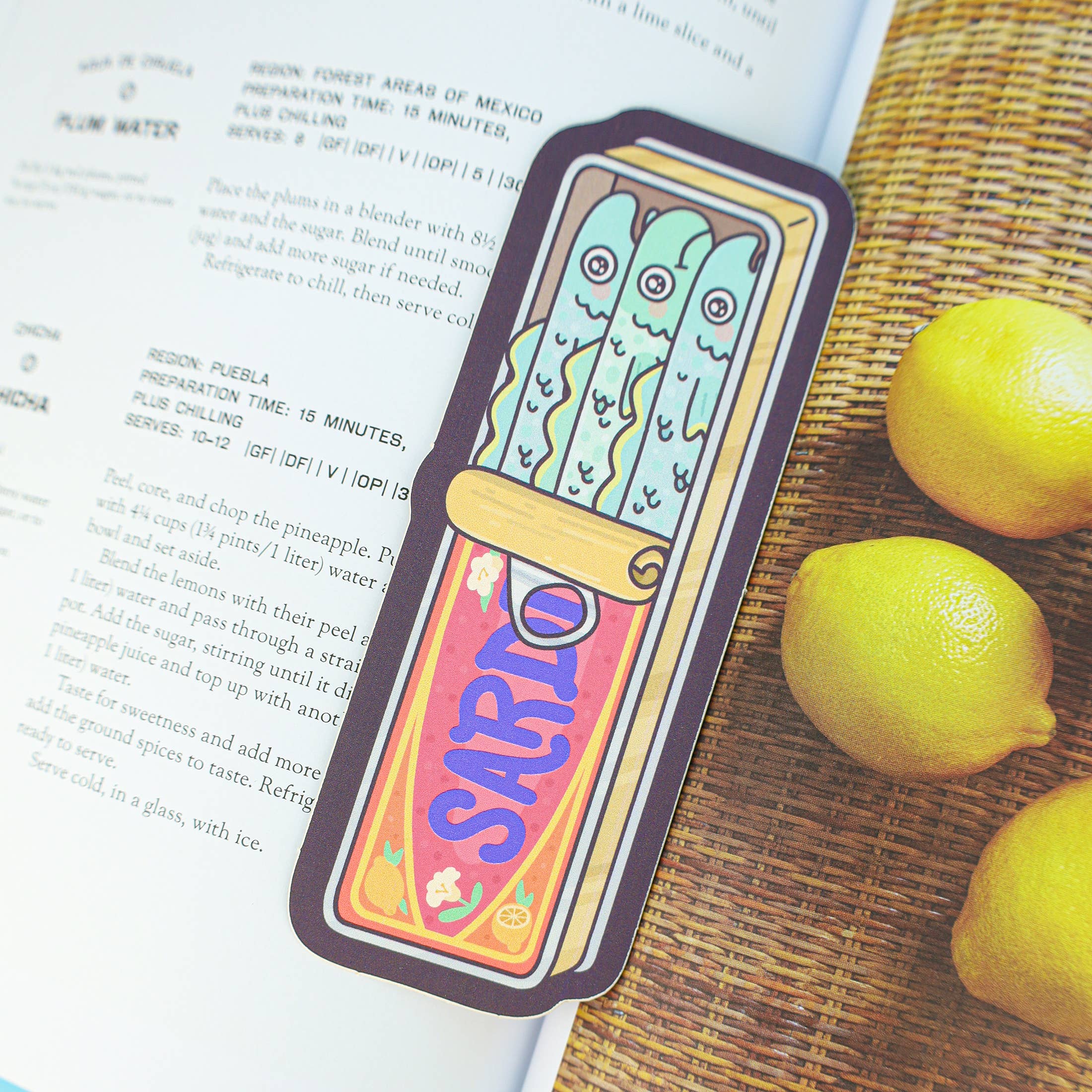 Tin Fishies | Sardines | Cute | Fish | Food | Bookmark