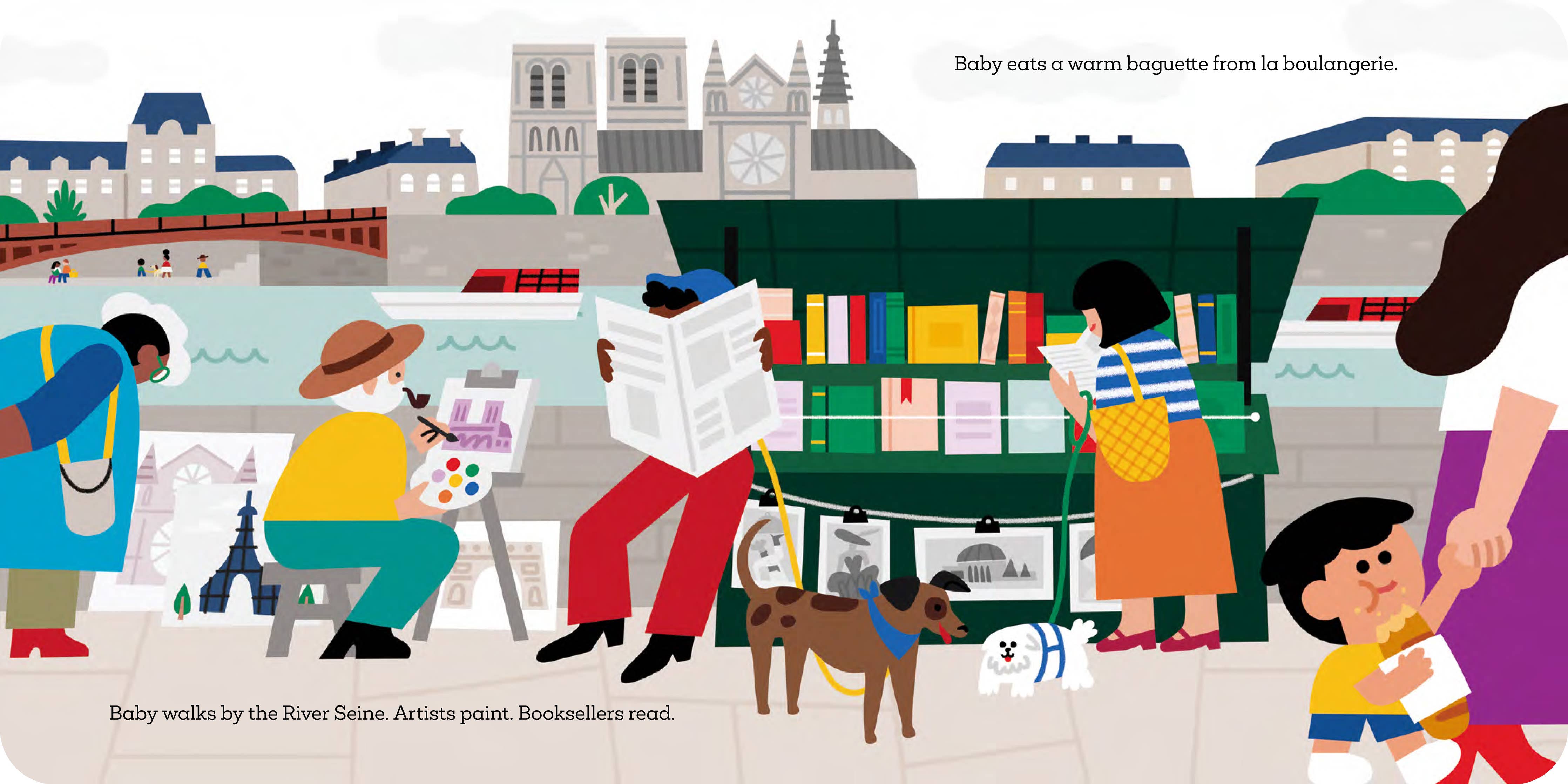 Baby Go! France: A Board Book about European Travel