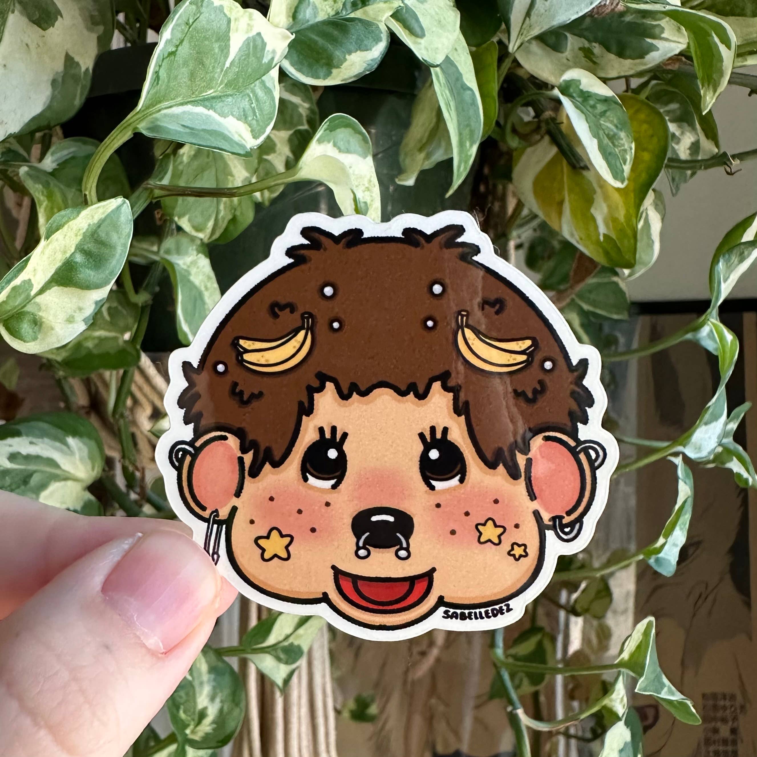 Alt Baddie Monkey Sticker | Weatherproof 