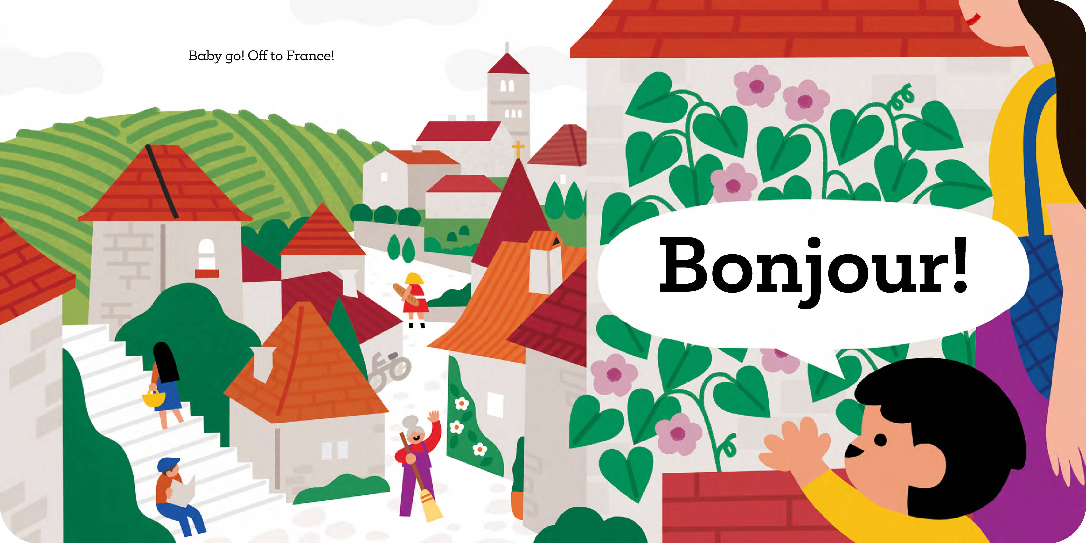 Baby Go! France: A Board Book about European Travel