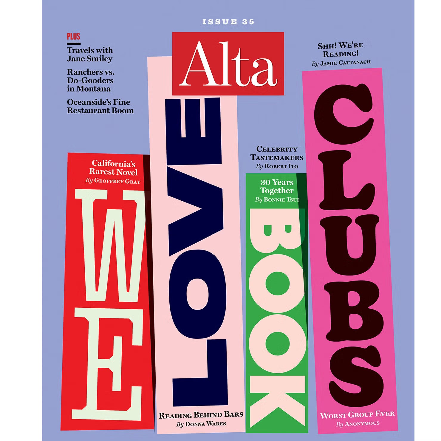 Alta Journal Issue 35: We Love Book Clubs