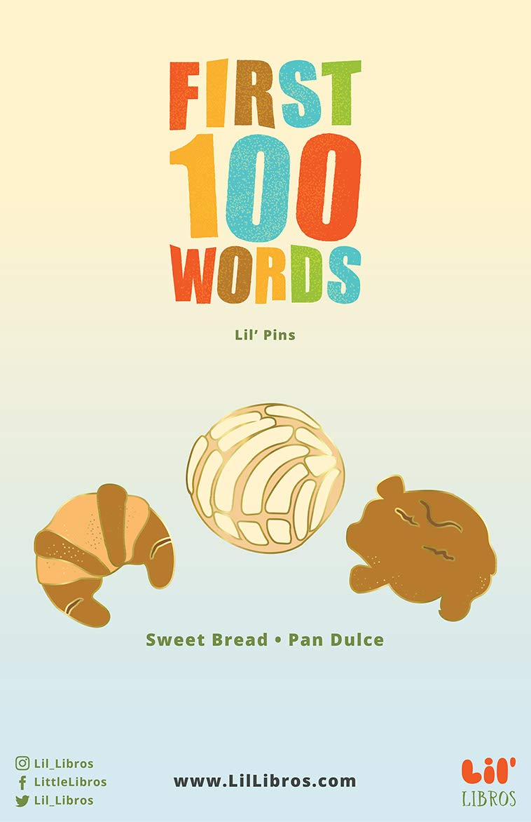 First 100 Words Sweet Breads Enamel Pin