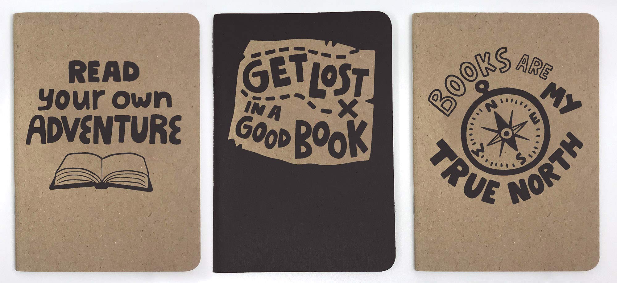 Get Lost In a Good Book 3-pack (Notebooks)