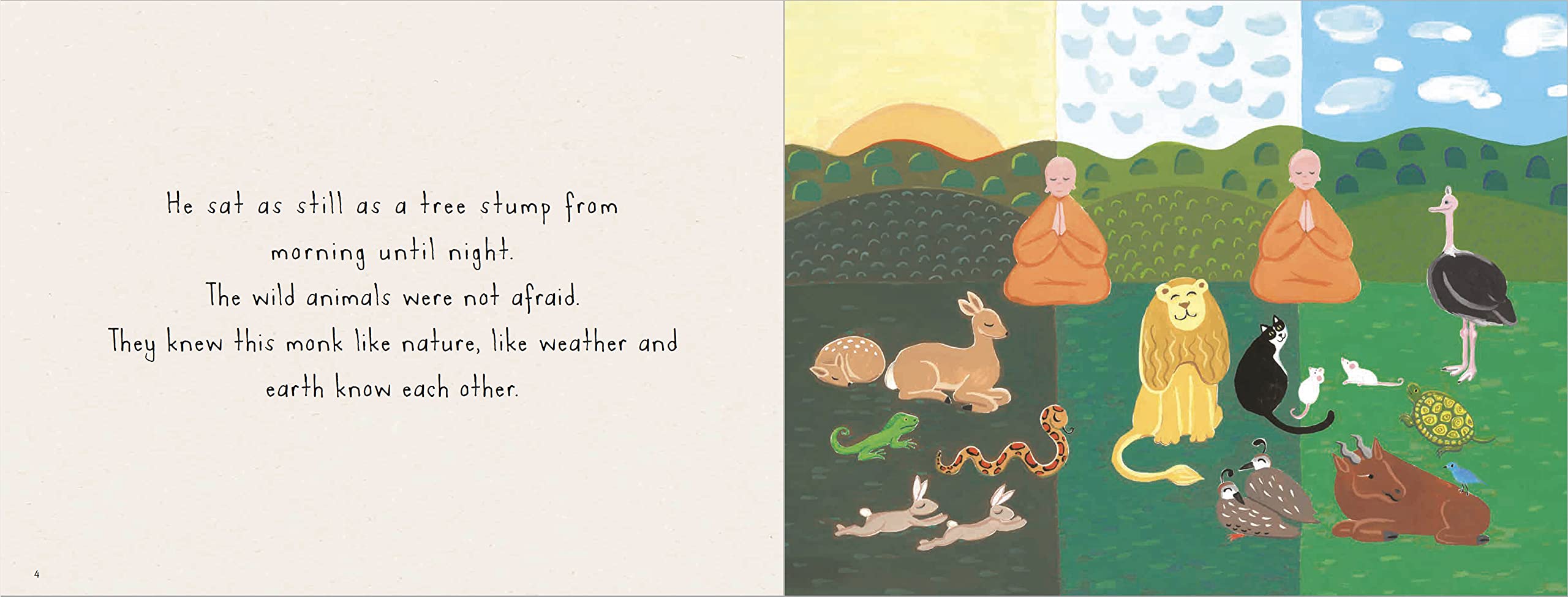 The Angry Monk and the Fly: A Tale of Mindfulness for Children Hardcover