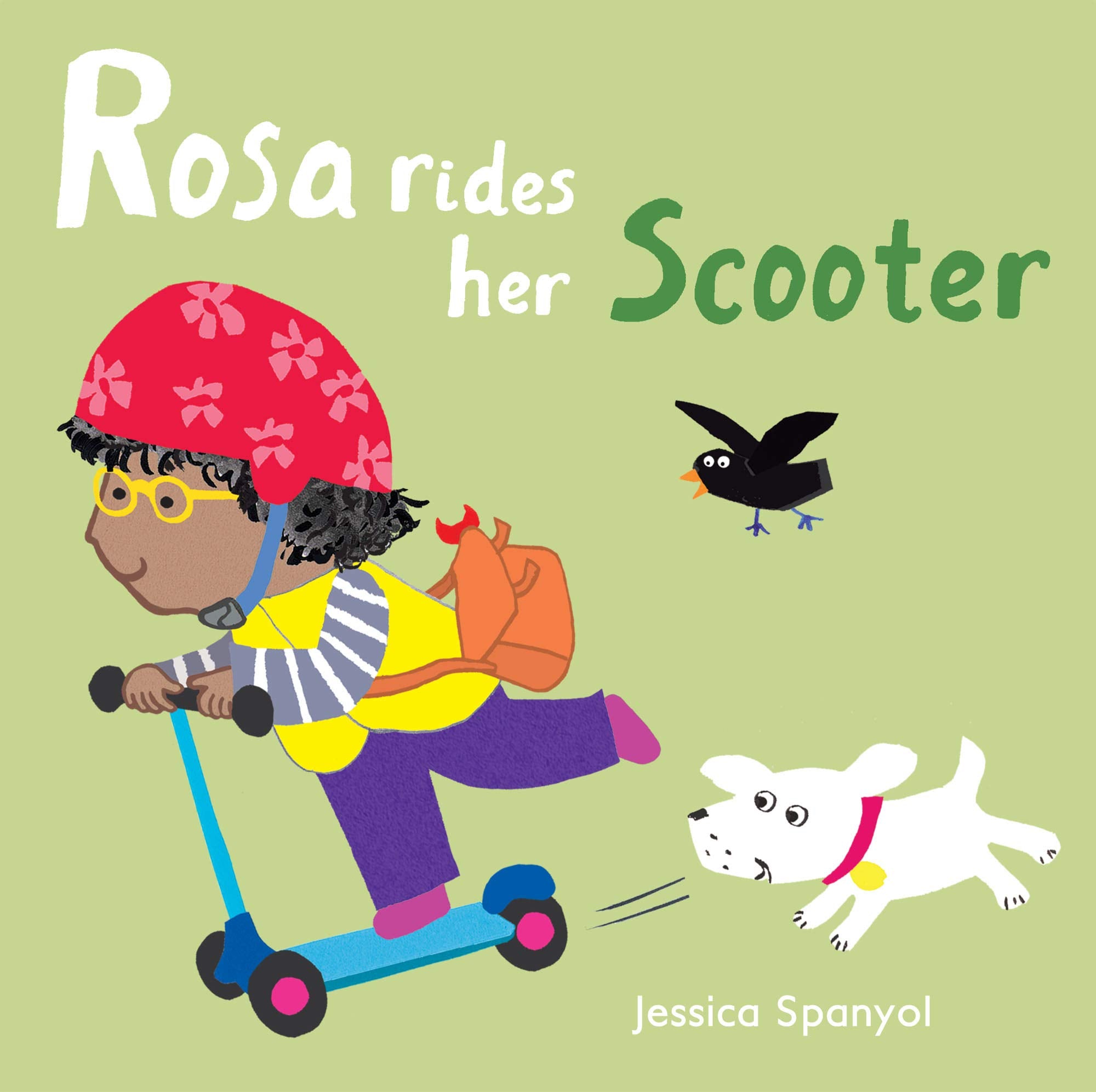 Rosa Rides Her Scooter - Board book