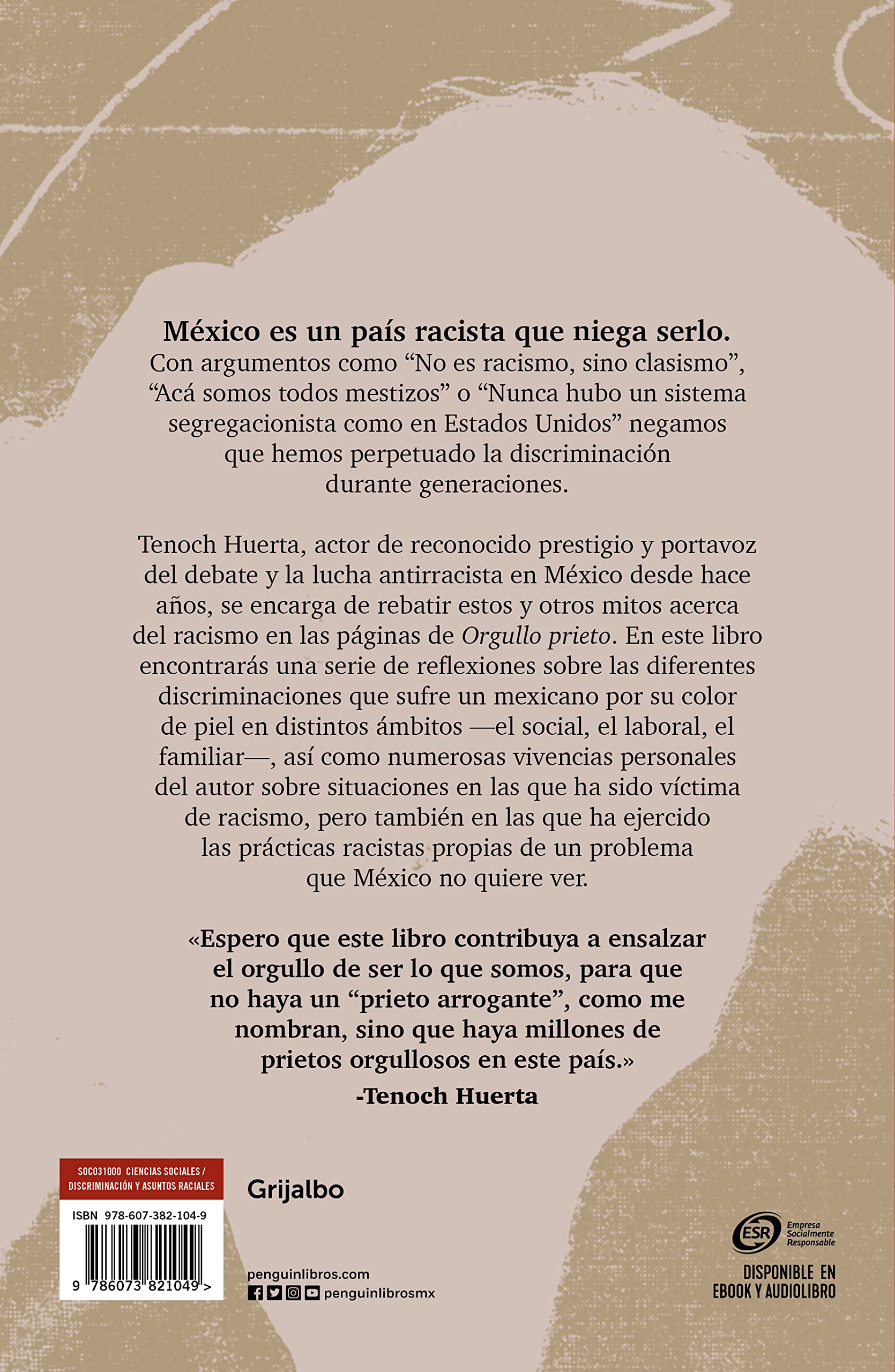 Orgullo prieto / Brown Pride (Spanish Edition) (PB)