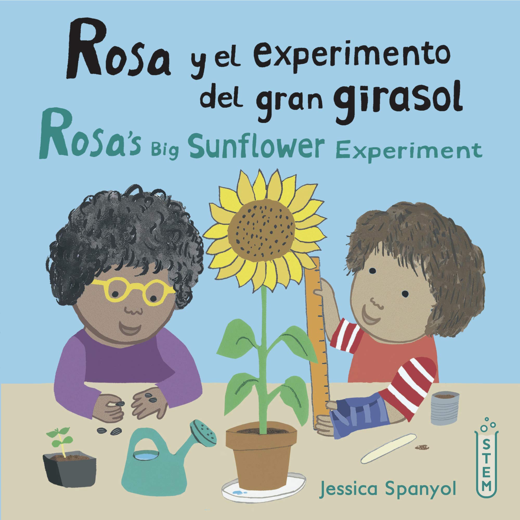 Bilingual Rosa's Big Sunflower Experiment (El Taller de Rosa/Rosa's Workshop) (Spanish Edition) Paperback