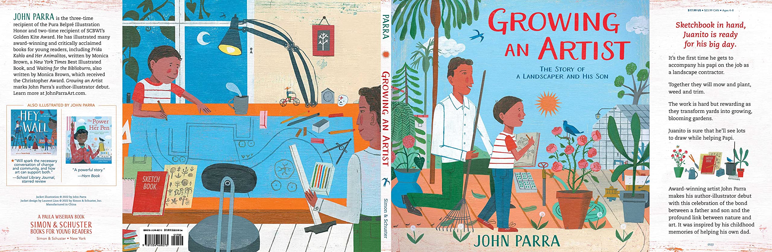 Growing an Artist: The Story of a Landscaper and His Son Hardcover