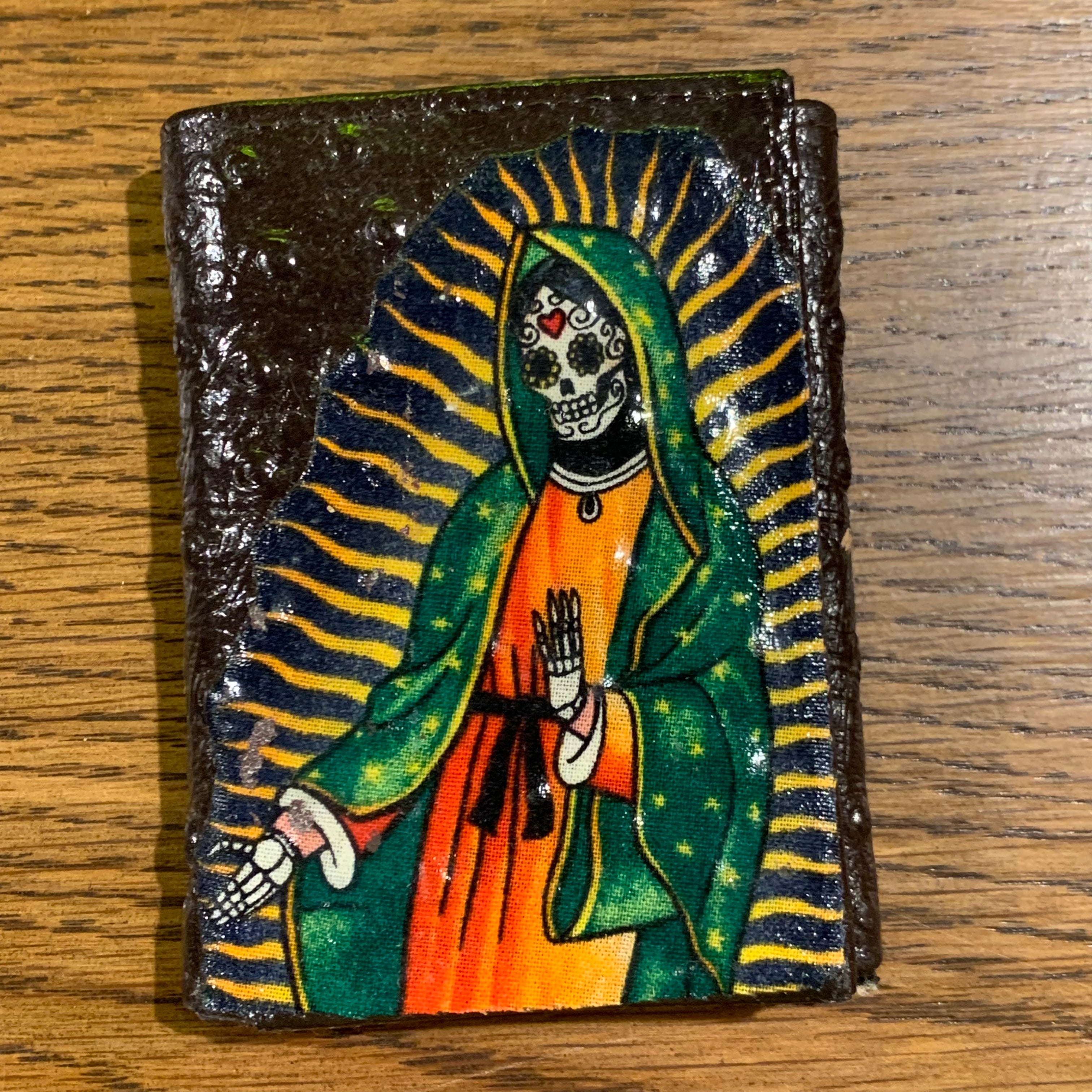 Chicana Apparel Leather Wallet (3in. x 4in.)