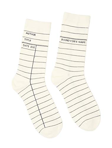 Library Card Socks