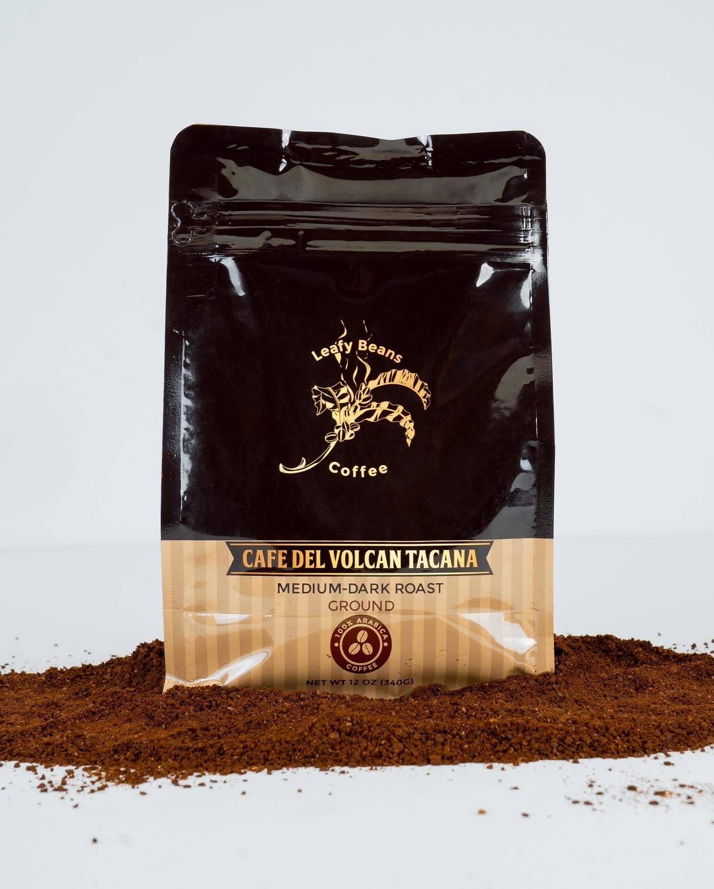 Leafy Beans Coffee Bag - 12oz